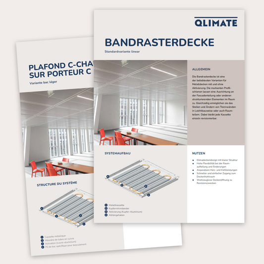 Datenblatt Bandrasterdecke