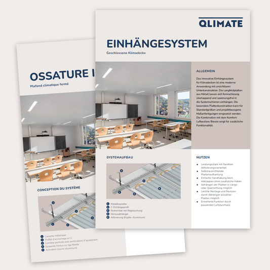 Datenblatt Einhängesystem