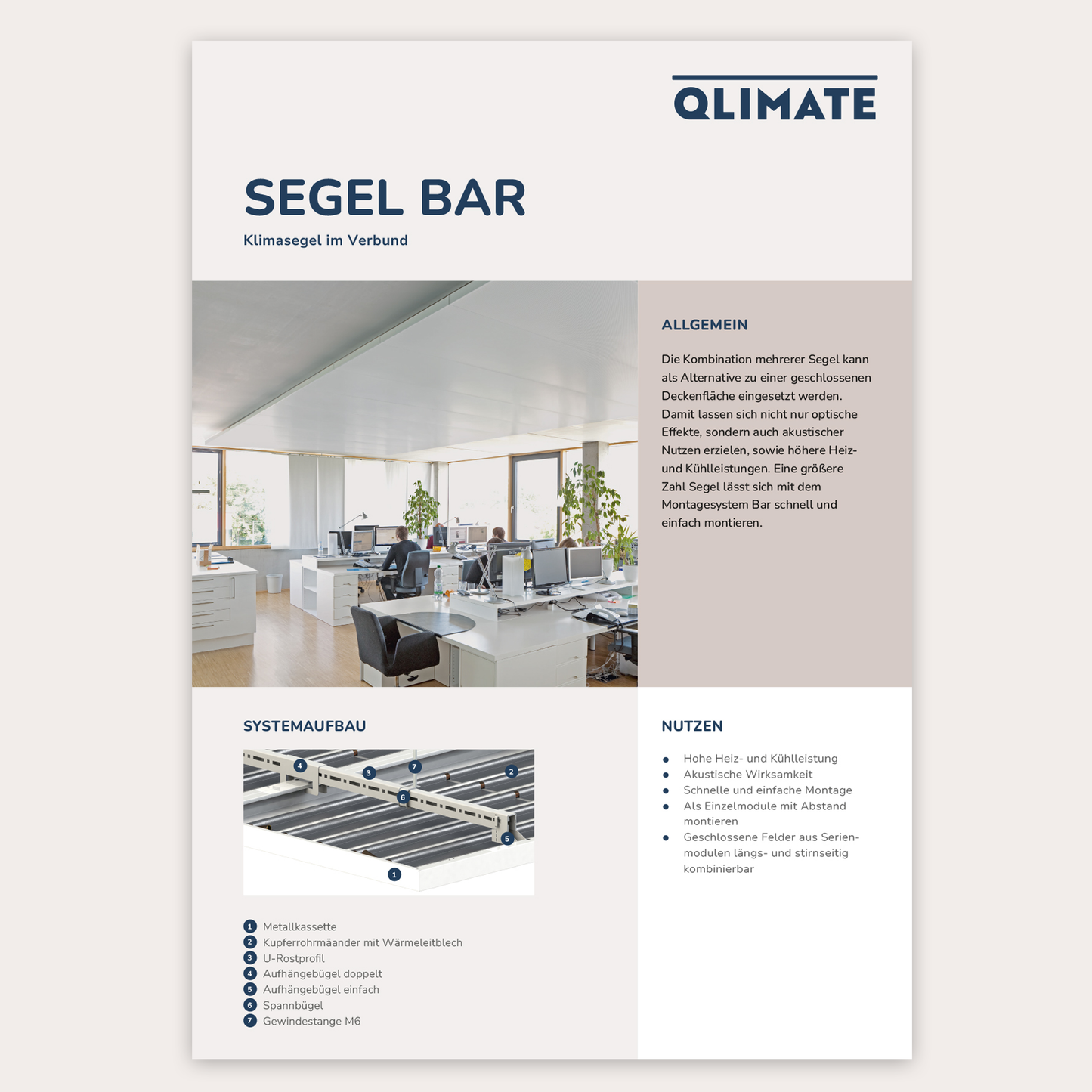 Datenblatt Segel Bar