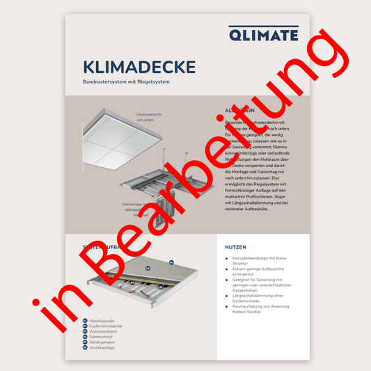 Datenblatt Klimadecke